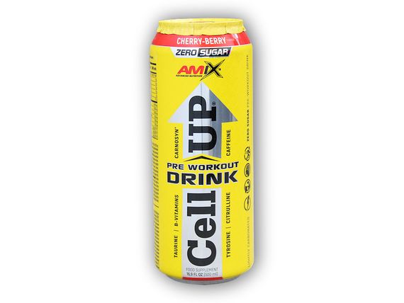 Предтренировочный напиток Amix Nutrition CellUP Pre Workout 500ml (Cherry-Berry)