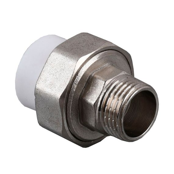 Муфта розбірна зовнішня різьба Kalde PPR ф25х3/4 000017836