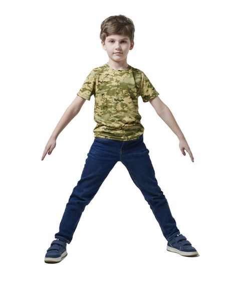 Футболка дитяча ARMY KIDS камуфляж Піксель Air Touch | Зображення 1