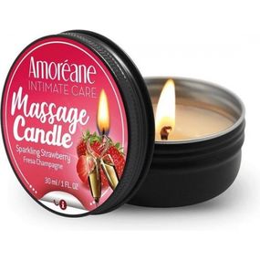 Масажна свічка Amoreane Sparkling Strawberry (30ml)