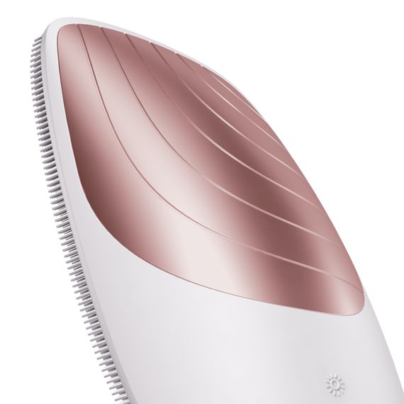 Електронна звукова термо щітка для обличчя GESKE Sonic Thermo Facial Brush 6в1 starlight | Зображення 4