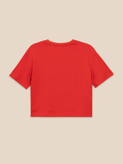 Футболка однотонна жіноча LAWA WBC02533 XL Червоний shop (2000999638107) | Зображення 2