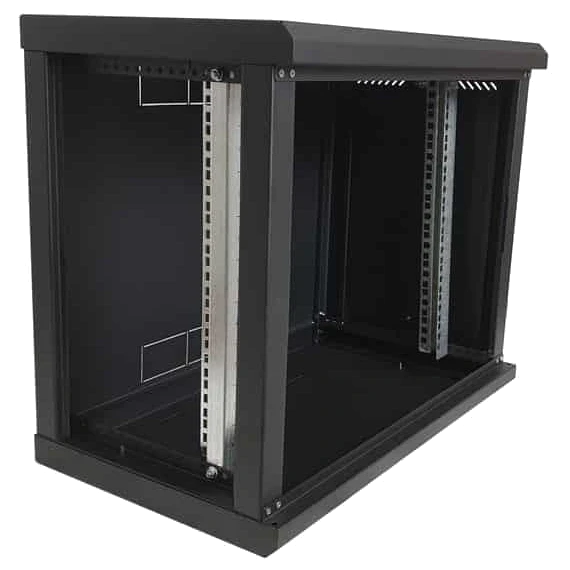 EServer 9U 600х500х503 скло, чорна Шафа - Серверні шафи | Зображення 1