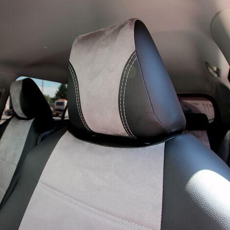 Чохли на сидіння з екошкіри та антари Citroen C4 Grand Picasso 2 поколение 2013-2021 EMC-Elegant | Зображення 1