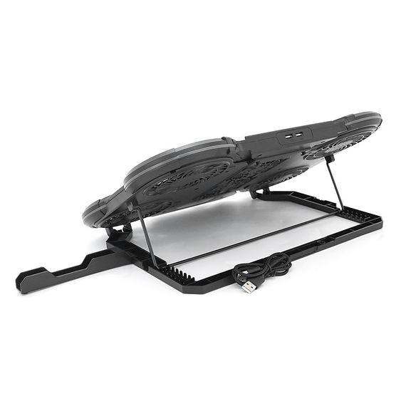 Підставка під ноутбук IceCoorel Q6, до17", fan4-100x15/2-70x15 мм | Зображення 2