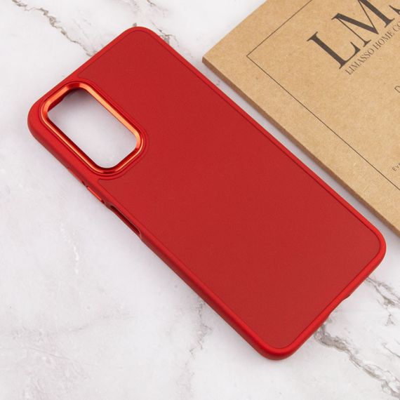 TPU чохол Bonbon Metal Style для Samsung Galaxy A14 4G/5G Червоний / Red | Зображення 3