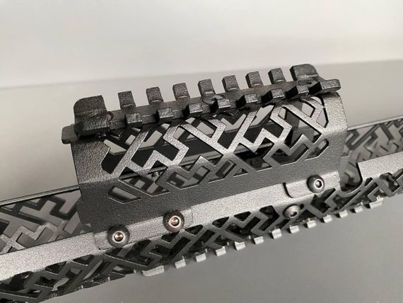 Цівка для АК-47, АК-74, АКС, АКМ подовжена сумісна з обважуванням з металу Чорне | Зображення 4