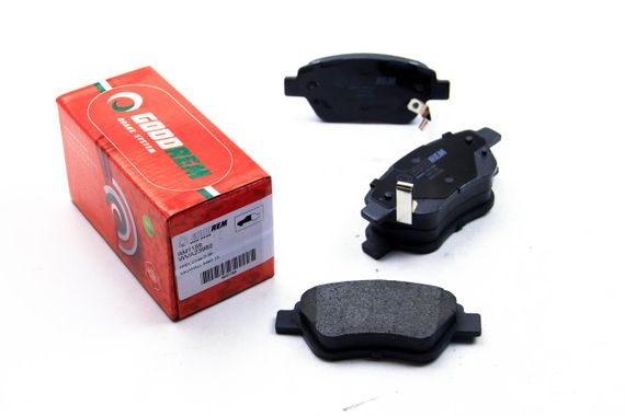 Колодки передні гальмівні Doblo 01- (Bosch) (123x53.3x18), GOODREM (RM1159) | Зображення 1