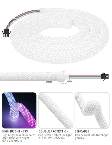Світлодіодна стрічка LED неон 5м гнучка XPRO SFK-30 (46157-SFK-30_474) | Зображення 3