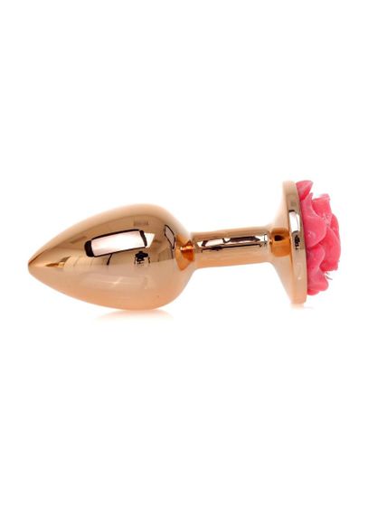 Анальная побка Plug-Jewellery Red Gold PLUG ROSE- Pink Sex Aura | Зображення 1