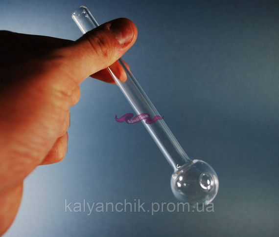 Трубка стеклянная Oil Long Clear | Зображення 1