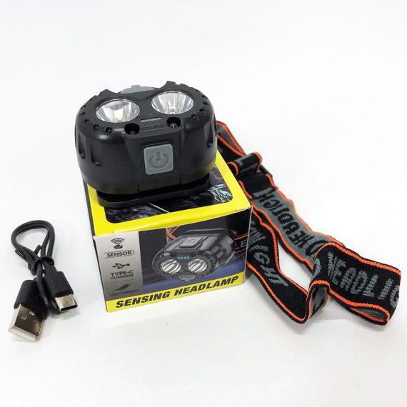 Легкий налобний ліхтар для риболовлі Bailong 666-2 XPL, Ліхтар для рятувальників на голову MZ-79 | Зображення 9