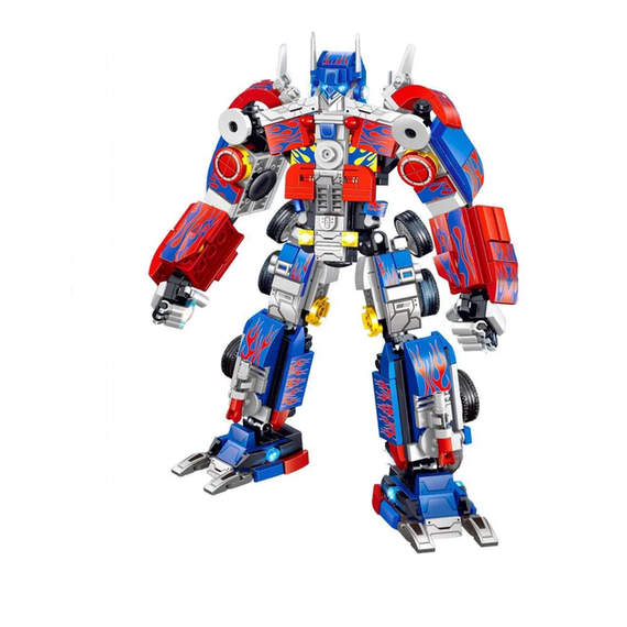Конструктор Робот трансформер Optimus Prime Оптимус Прайм Vs Машина, набор 2 в 1 | Зображення 1