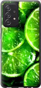 Чохол на Samsung Galaxy A52 Зелені часточки лимона "852u-2251-2448"