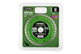 Диск відрізний для бетону 125х2.4х22.22мм (16-18%) Турбо APRO