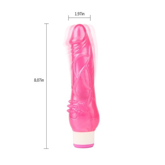 Вібратор реалістичний Chisa Basic Luv Theory Beginner Rider 20,5 см (без упакування) Sex Aura | Зображення 4