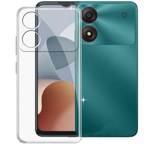 TPU чехол Epic Transparent 1,5mm Full Camera для ZTE Blade A34 4G Бесцветный (прозрачный)
