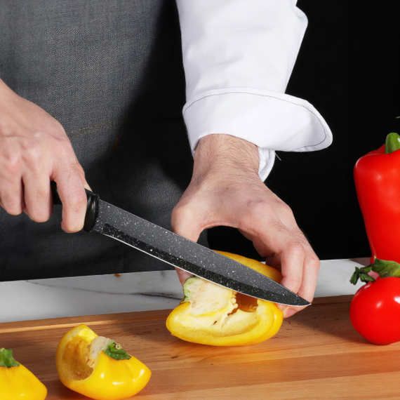 Кухонний набір ножів з нержавіючої сталі, Ножі з нержавіючої сталі 6 шт   знижка | Зображення 4