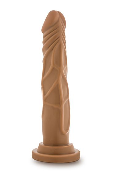 Фалоімітатор Dr. SKIN REALISTIC COCK 7.5INCH MOCHA, Телесный, Розмір посилки : 11,00 х 26,00 х 6,50 | Зображення 3