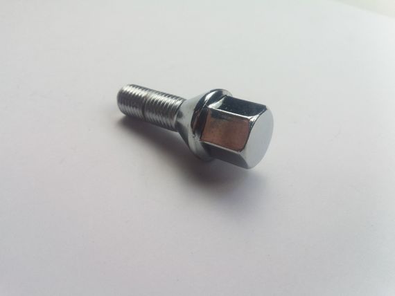 Болт колісний М12х28х1,50 хром/конус/ключ 17 (LANOS)