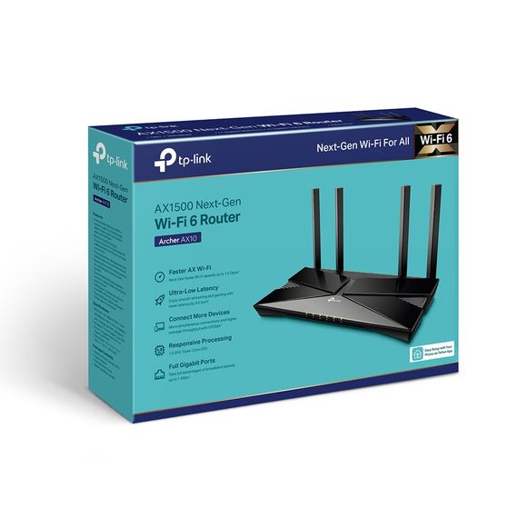 Маршрутизатор TP-Link  ARCHER AX1500 4xGE LAN 1xGE WAN MU-MIMO OFDMA (ARCHER-AX1500) | Зображення 9