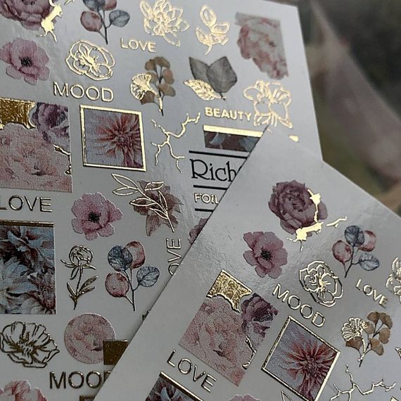 Фольгований слайдер RichColor 004 на водяній основі (6.5x9.5см) | Зображення 1