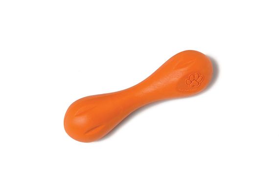 Іграшка для собак West Paw Hurley Dog Bone помаранчева, 15 см