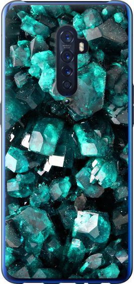 Чехол на Oppo Reno 2 Кристаллы 2 "3674u-1864-17620"