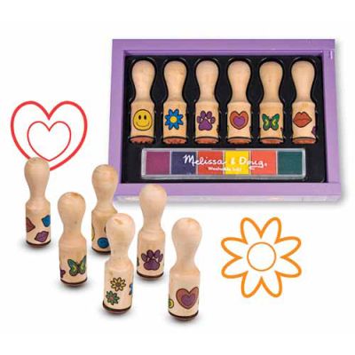 Набор для творчества Melissa&amp;Doug штампы &quot;Смайлики&quot; (MD2407) | Зображення 1