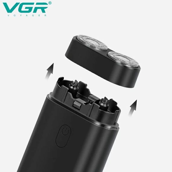 Електробритва роторна VGR V-347 BLACK з водонепроникним корпусом IPX7 (46261-V-347_357) | Зображення 6