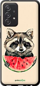 Чохол на Samsung Galaxy A52s 5G A528B Єнотик з кавуном "4605b-2583-2448"