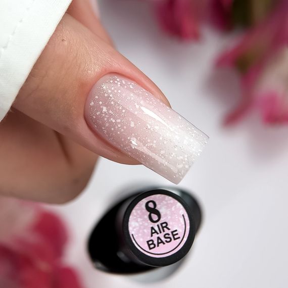 База з шимером Crooz Air Base №08 (молочно-рожевий) 8мл