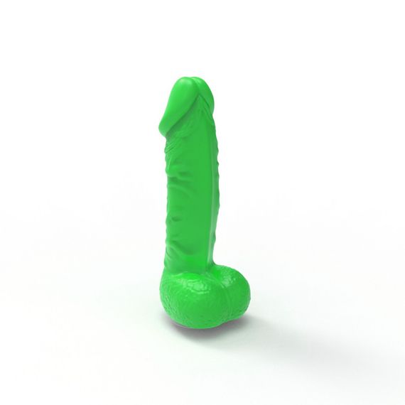 Крафтове мило-член з присоскою Чистий Кайф LARGE Green, натуральне | Зображення 2