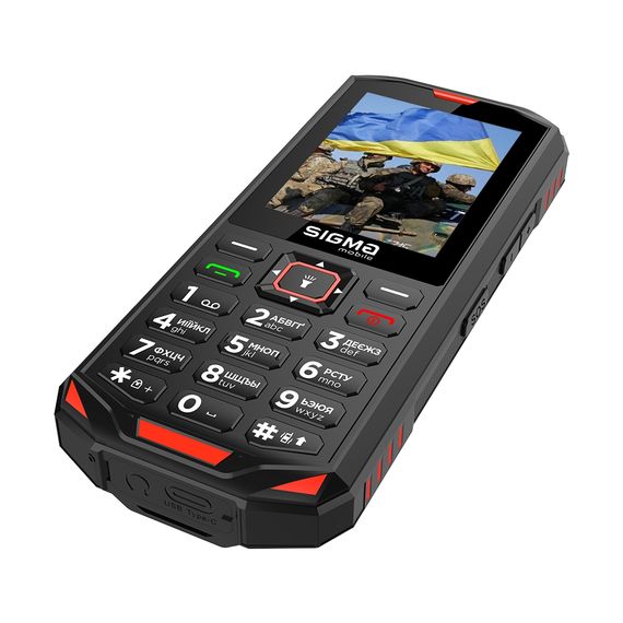Мобільний телефон Sigma X-treme PA68 Black Red (4827798466520) | Зображення 4