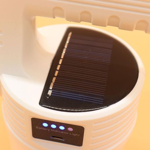 Кемпинговая USB лампа аккумуляторная 1200мАч, с солнечной панелью 24 LED, MX-518 / Переносной ручной фонарь | Зображення 7