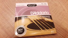 Струни d'addario exp26 ФОСФОР-БРОНЗОВАНІ для акустичної гітари 011-052