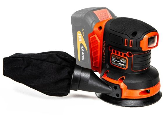 Акумуляторна ексцентрикова шліфмашина GTM OSC18/125BL без АКБ і ЗП (OSC18/125BL_BARE TOOL) | Зображення 1