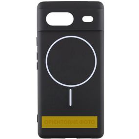Чохол Silicone Cover Lakshmi Full Camera (AA) with Magnetic Fit для Google Pixel 9a Чорний / Black