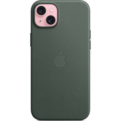 Чехол для мобильного телефона Apple iPhone 15 Plus FineWoven Case with MagSafe Evergreen (MT4F3ZM/A) | Зображення 1