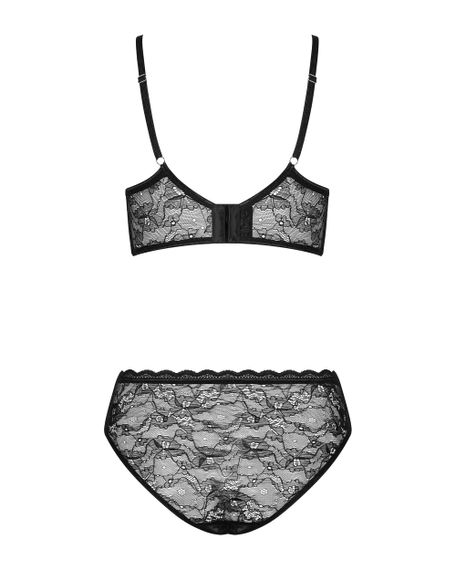 Комплект Obsessive Laurise set Черный S/M | Зображення 3
