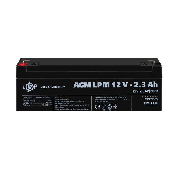 У/Ц Акумулятор AGM LPM 12V - 2.3 Ah | Зображення 1