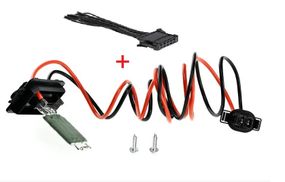 Резистор, реостат печки + фишка, комплект Renault Scenic 2, Clio, Megane, 7701207876 на 7 контактов