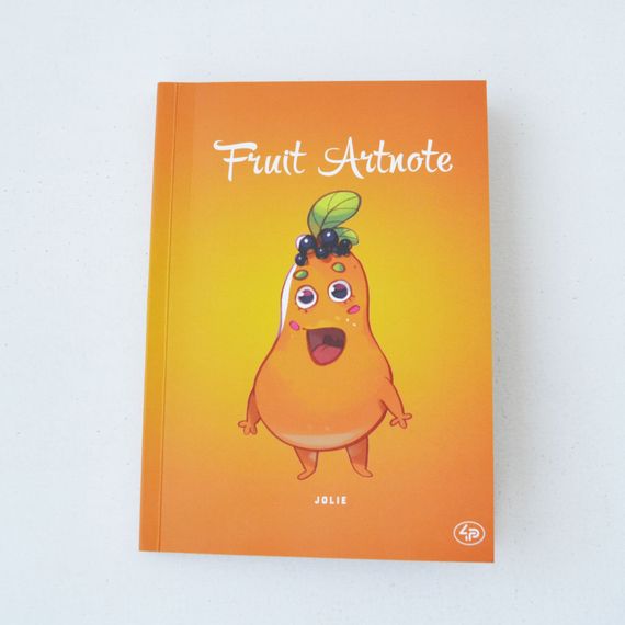 Блокнот 4Profi "Fruit artnote"Jolie" papaya 64 арк. формат В6 902873