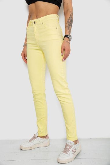 Джинси жіночі Slim Fit, колір жовтий, 182R1489S19 | Зображення 2