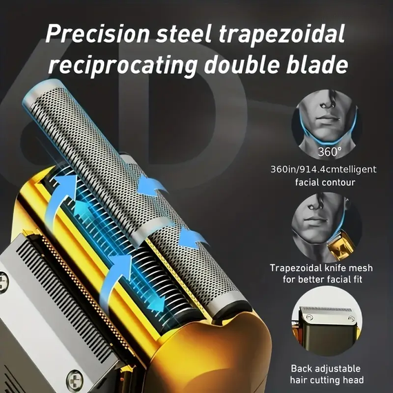 Електробритва з потужним мотором Geemy GM-9012 (45558-GM-9012_346) | Зображення 6