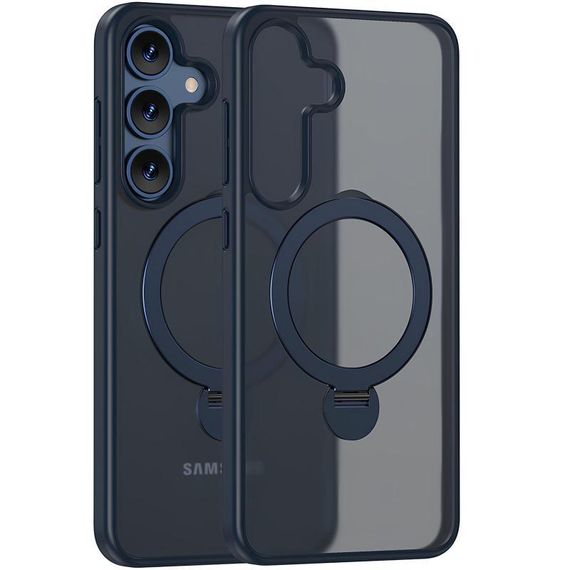 Чохол Ummi Colorful with MagSafe HQ Ring для Samsung Galaxy S25 Dark Blue