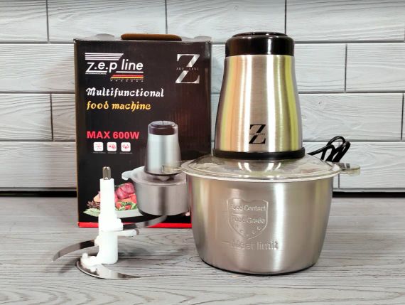 Кухонний подрібнювач із металевою чашею ZEPLINE | Зображення 2