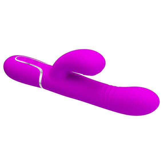 Вібромасажер із поступальним рухом серії Pretty Love - Mariana Twinkled Purple 7 vibration functions 4 rolling functions, Sex Aura | Зображення 4