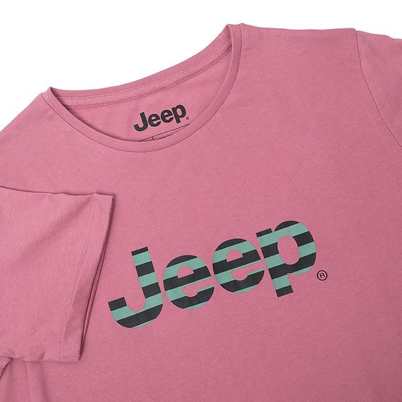 Футболка JEEP T-SHIRT OVERSIZE Striped Print Turn | Зображення 2