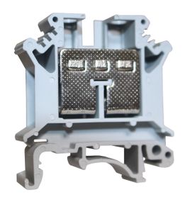 Клемма КНГ-UK16 101А 2.5-16мм2 серая винтовая наборная на DIN-рейку без маркера без крышки Ny95505466